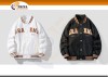 Custom Logo Winter Leather Sleeves Embroidery College Mens Baseball Jackets Letterman ,Block Letters Varsity Jackets